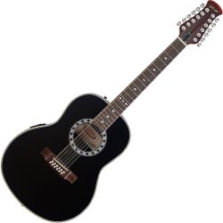 STAGG Westerngitarre A1012 schwarz 12-saitig