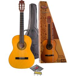 STAGG Konzertgitarren-Pack C542 Natur