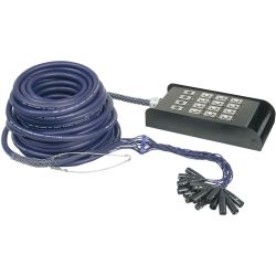 DAP Multicore 12 IN 4 OUT XLR 15m mit Stagebox