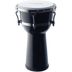 STAGG Fiberglas Djembe 10 Zoll schwarz