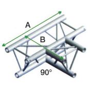 TRUSS DT22-017 T-Cross Horizontal 3 Way Incl.conne