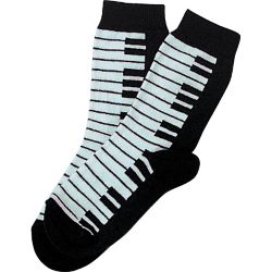Gewa Socken Motiv Tastatur Gr. 43-45