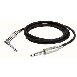 DAP Jack to Jack 90 degrees 6 mtr Metal plugs blac