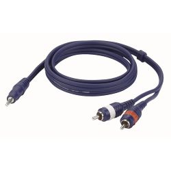 DAP Stereo Mini Jack/2 RCA 3 mtr Line/Instrumentca