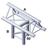 TRUSS FT30-019 Cross Vertical 3 Way Apex up Incl.