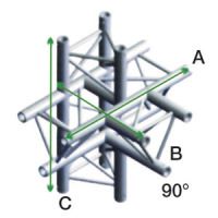 TRUSS GT30-021 T-Cross Up/Down 5-Way Incl. connect