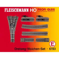 6193 DREIWEG-WEICHEN-SET