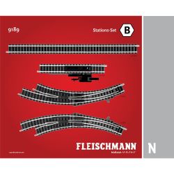 Flexible Leitplanke mit Haltern 3169 Fleischmann + 