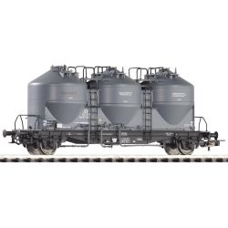 54510 Zementsilowagen Kds67 mit 3 Bottichen, DB, Ep. III