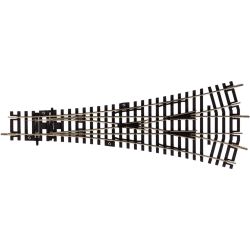 55225 Neusilber-Dreiwegweiche R9 L=239mm