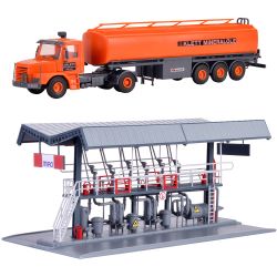 39834 MIRO Abfüllstation mit SCANIA Tankwagen