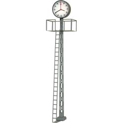 5081 Beleuchtete Bahnhofsuhr auf Gittermast