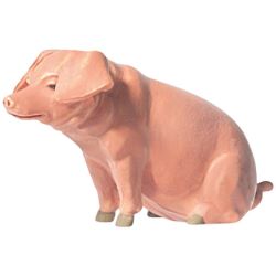 47047 Schwein sitzend 1:22,5
