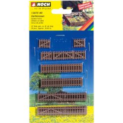 13070 Gartenzaun, 22 Teile, 1,2 cm hoch,