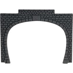 60020 Tunnel-Portal, 2-gleis. 2 St.je 15,5x12,5 cm