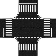 60712 Kreuzung Asphalt