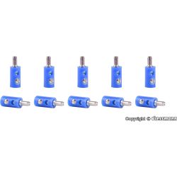 6874 Zubehör / Stecker je 10 Stück, blau