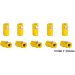 6879 Zubehör / Muffen je 10 Stück, gelb