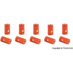 6884 Zubehör / Muffen je 10 Stück, orange