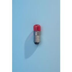 55751 Lampe mit Schraubsockel Zylinder rot (1 Stück)