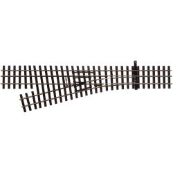 85192 Dreischienen-Schmalspurweiche links H0/H0e-H0e