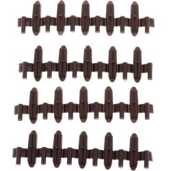 85502 Isolierschienenverbinder braun (20 Stück)