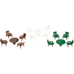 42647 Gartentische (18 Stück) + Gartenstühle (54 Stück)