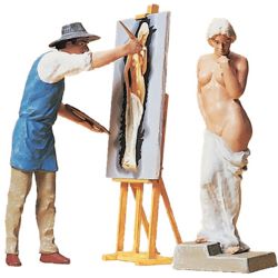 45095 Kunstmaler und Modell