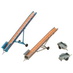 43650 Förderbänder und PKW-Anhänger (je 2 Stück)