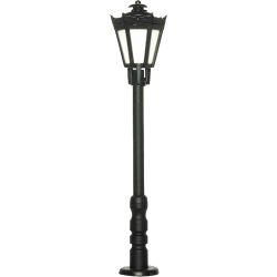 6070 Parklaterne schwarz, LED warmweiß