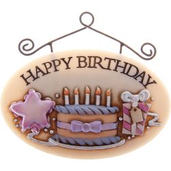 Sch: 12 Schnittblumendeko Happy Birthday