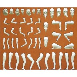 45901 Modellfigur Eva 7 unbemalte Modellfiguren
