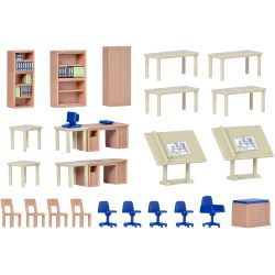 38655 Deko-Set Möbel für technisches Büro