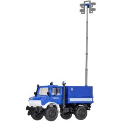 18467 Unimog THW mit Flutlichtmast