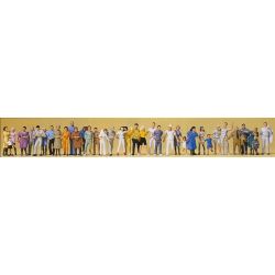 14412 Stehende und gehende Passanten. 36 Figuren