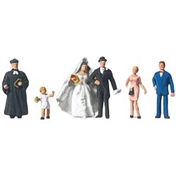 79057 Brautpaar, evangelischer Geistlicher, 1:160