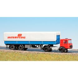 10410 Roman / MAN / Raba mit Pritsche und Plane,