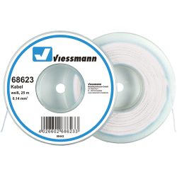 68623 Litze 0,14 mm2, 25 m, weiß
