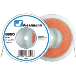 68693 Litze 0,14 mm2, 25 m, orange