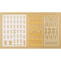 48651 Fenster und Gewände für Wohngebäude H0