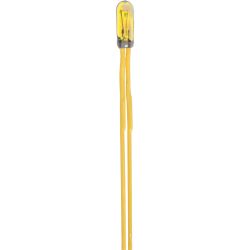 3501 2 Glühlampen gelb -2,3 mm,12 V 50 mA 2 Kabel