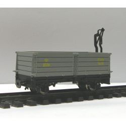 54226 Güterwagen offen K.S. grau Heberleinbremse