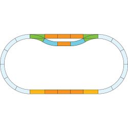 35300 G-Gleis Ergänzungs-Set Bahnhof