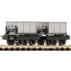 2 piece set: cement tipping wagons
