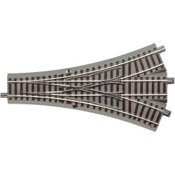 61160 Dreiwegweiche, DWW 22,5°, symmetrisch