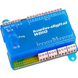 87010 WD10 Schaltdecoder,DCC/Mot, 2 x 1A, RailCom