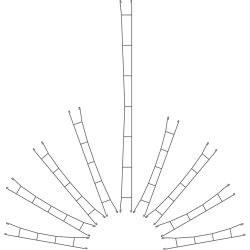 4138 Fahrdraht mit Befestigungsösen 165,5 mm