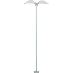 6084 Moderne Bahnsteigleuchte doppelt, mit LED