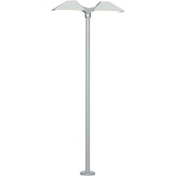 6484 Moderne Bahnsteigleuchte doppelt, mit LED