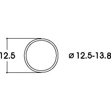 40066 Haftringsatz  12,5 - 13,8 mm Durchmesser (10 Stück)